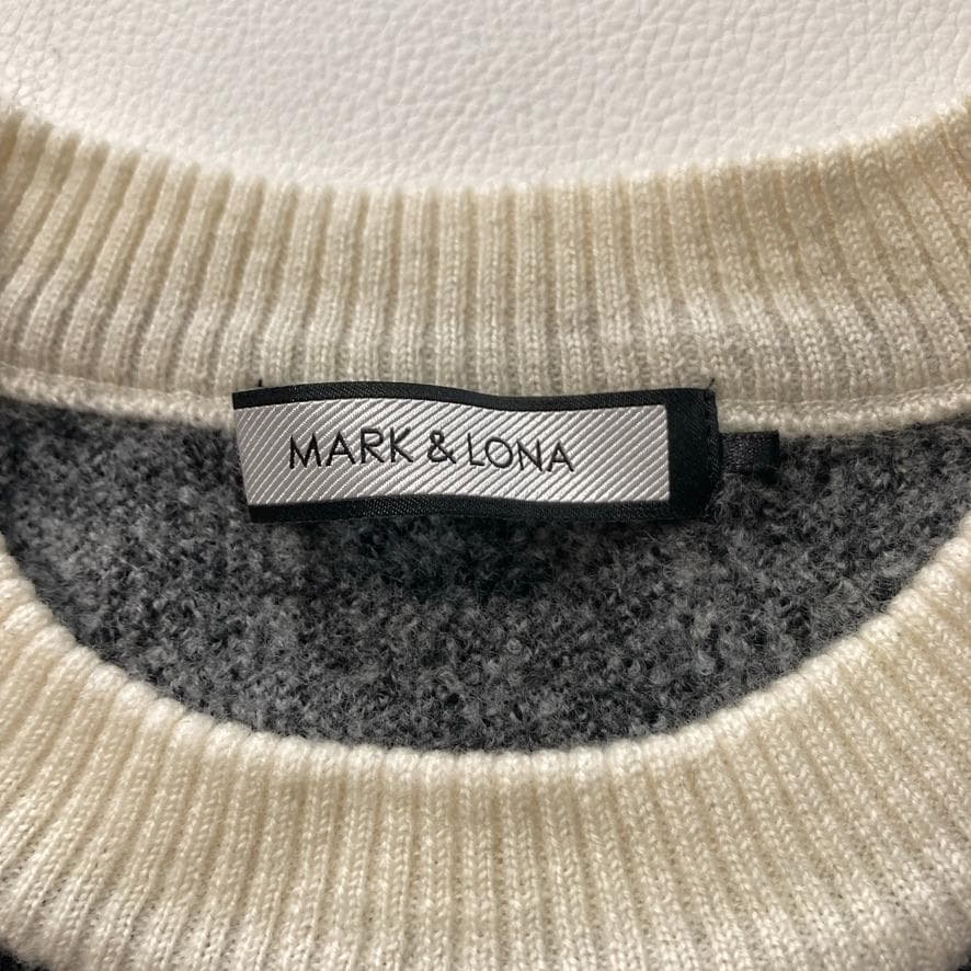 【MI】マークアンドロナ スカルジャガード ニットセーター ゴルフウェア