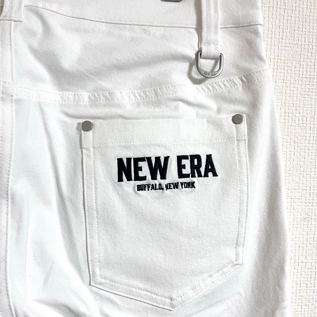 【タグ付き】ニューエラゴルフ テーパード ストレッチパンツ 白 M