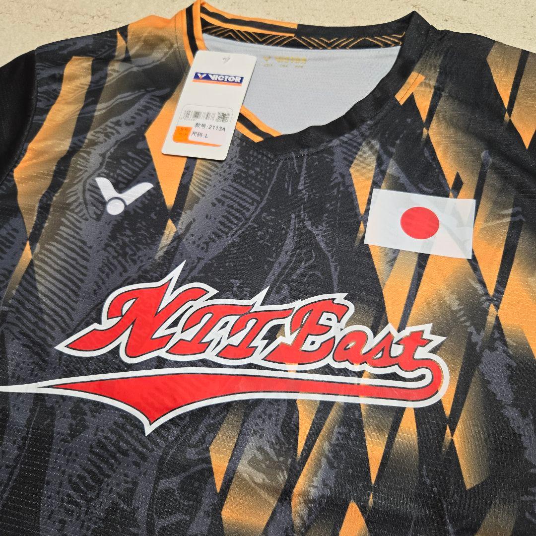 【L】Victor バドミントン ゲームシャツ 奈良岡功大 2025 日本代表