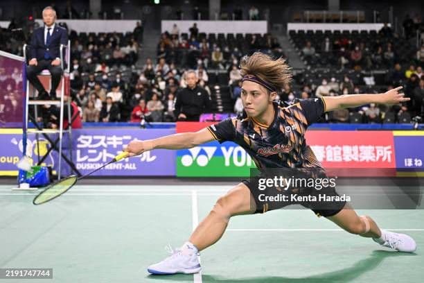 【L】Victor バドミントン ゲームシャツ 奈良岡功大 2025 日本代表