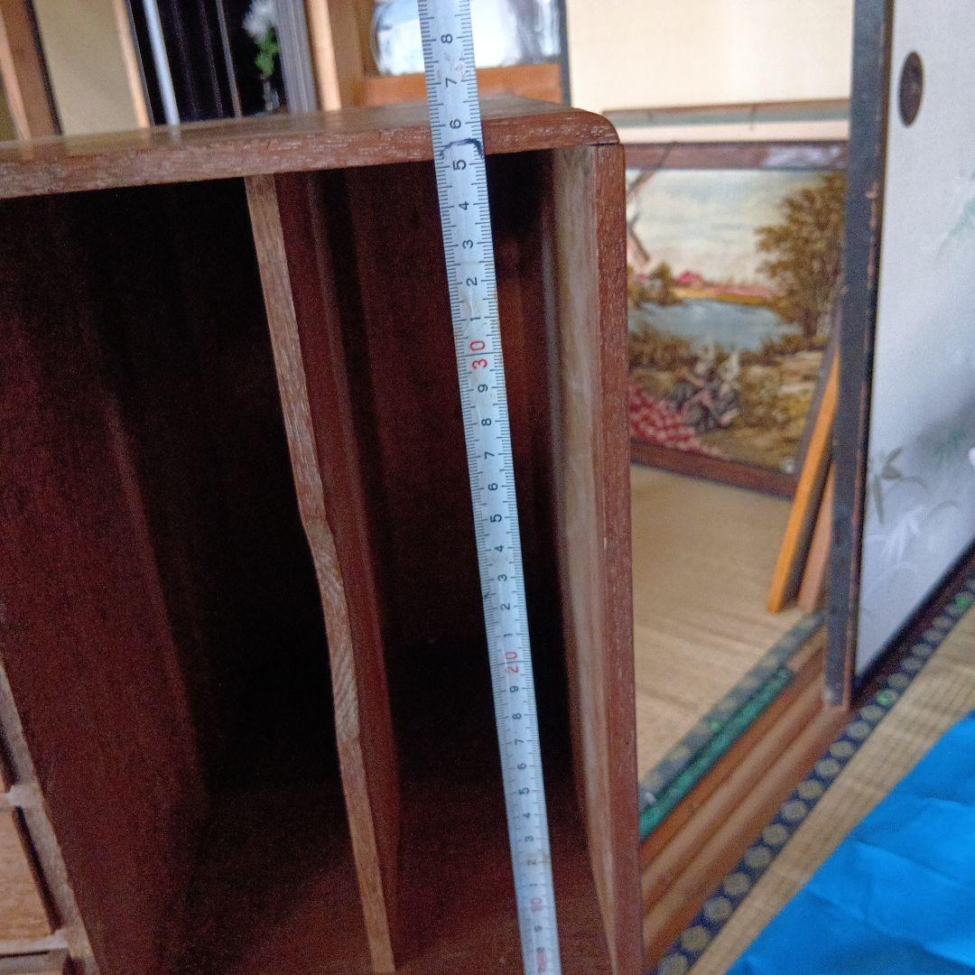 木製引き出しキャビネット 5段