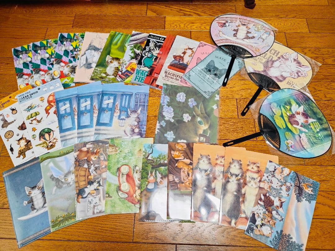 わちふぃーるど 猫のダヤン ダヤンクリアファイル ステッカー レター 缶バッジ