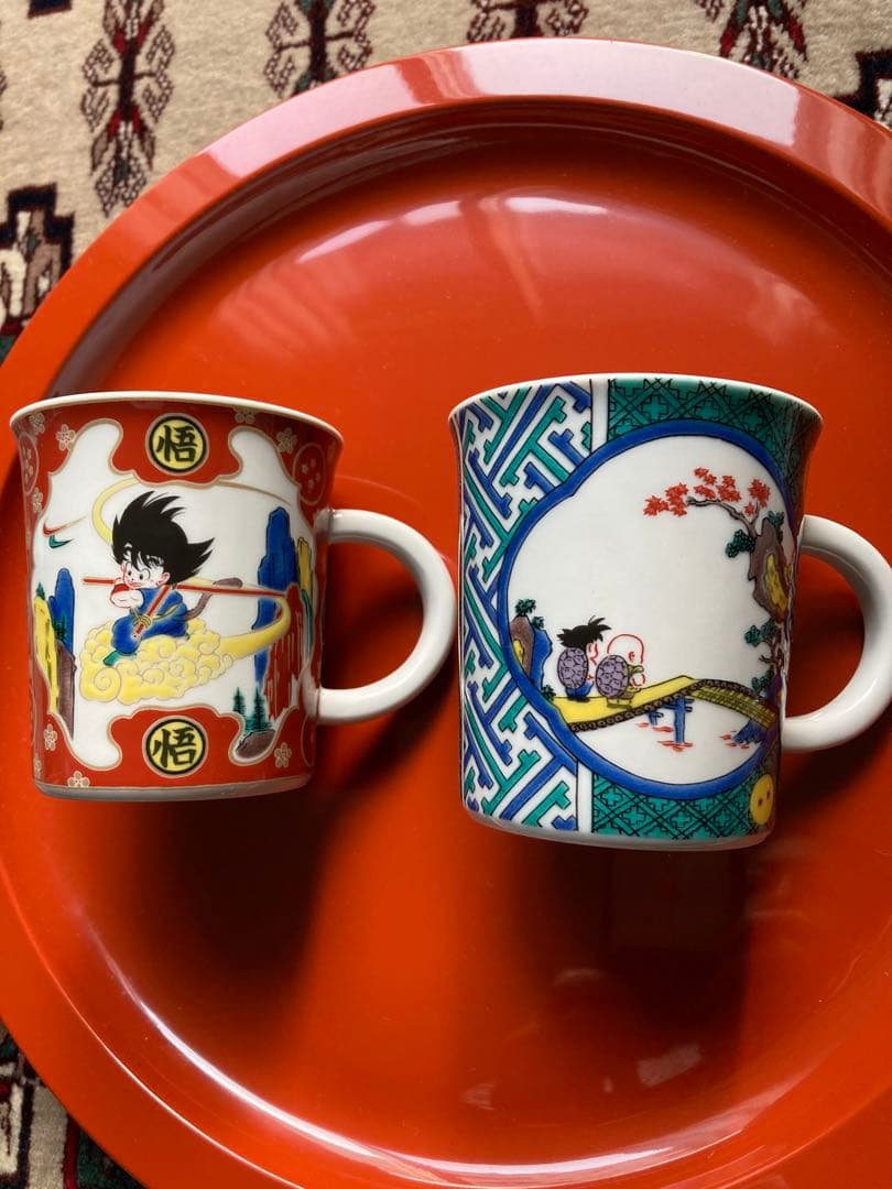 ドラゴンボール マグカップとミニカップ 九谷焼 2セット　合計4点新品未使用