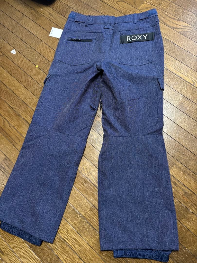 ROXY スノーボードウェア デニム色 海外Lサイズ
