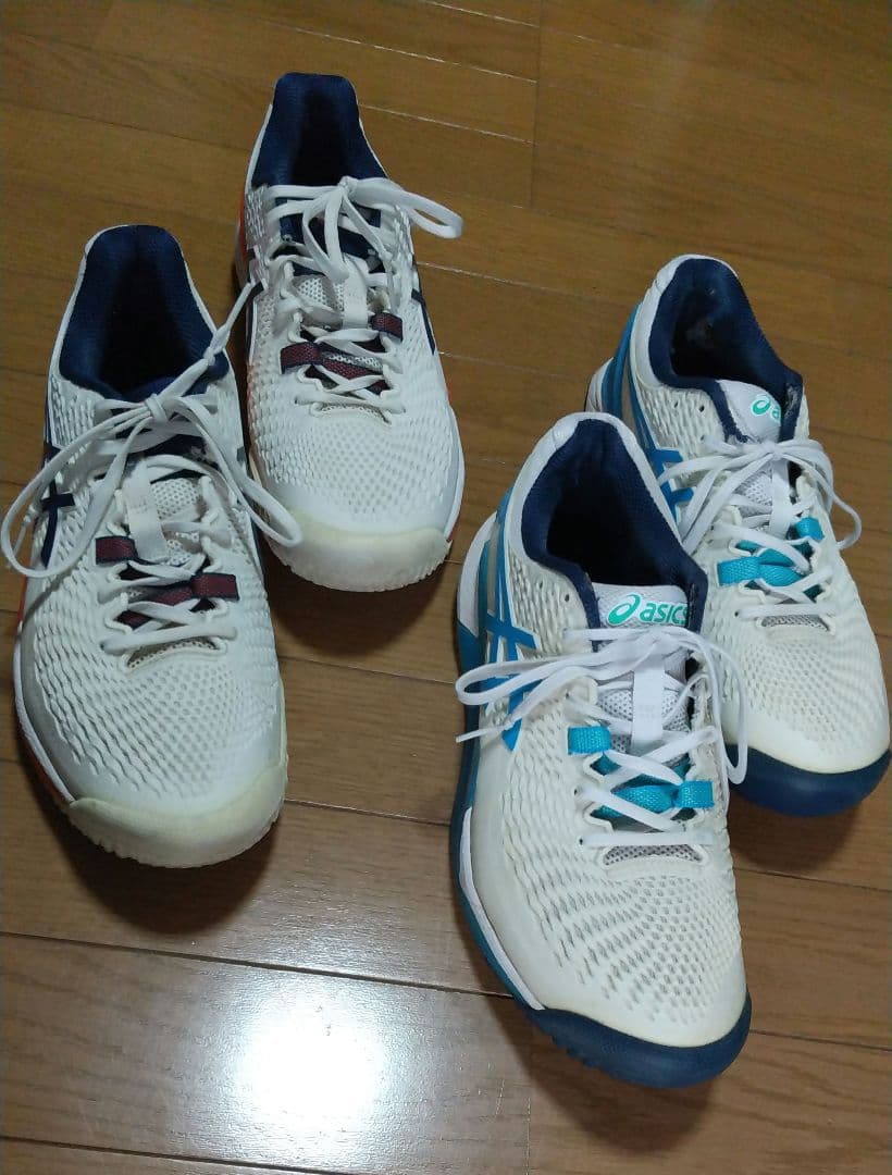 アシックス　テニスシューズ　オムニクレー用　２足セット