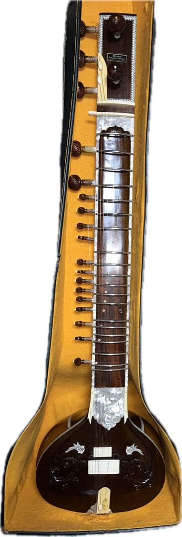 Bharat Music House シタール　ハードケース付き※初心者用調整済