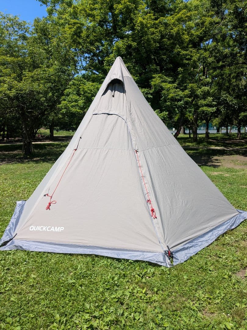 クイックキャンプ　TCワンポールテント　QC-TCT440　インナーテント付き