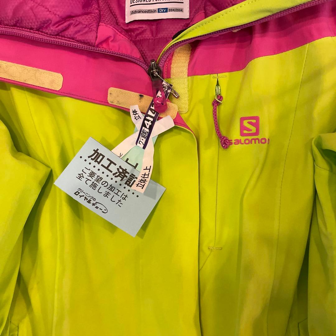 【特価】サロモン　スキーウェア　レディース　クリーニング済