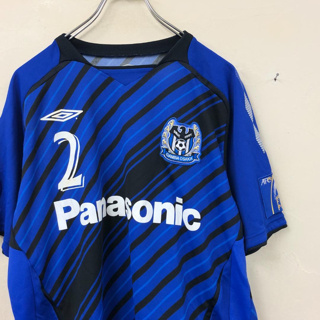 08年 ACL ガンバ大阪 ゲームシャツ 中澤 聡太 ユニフォーム