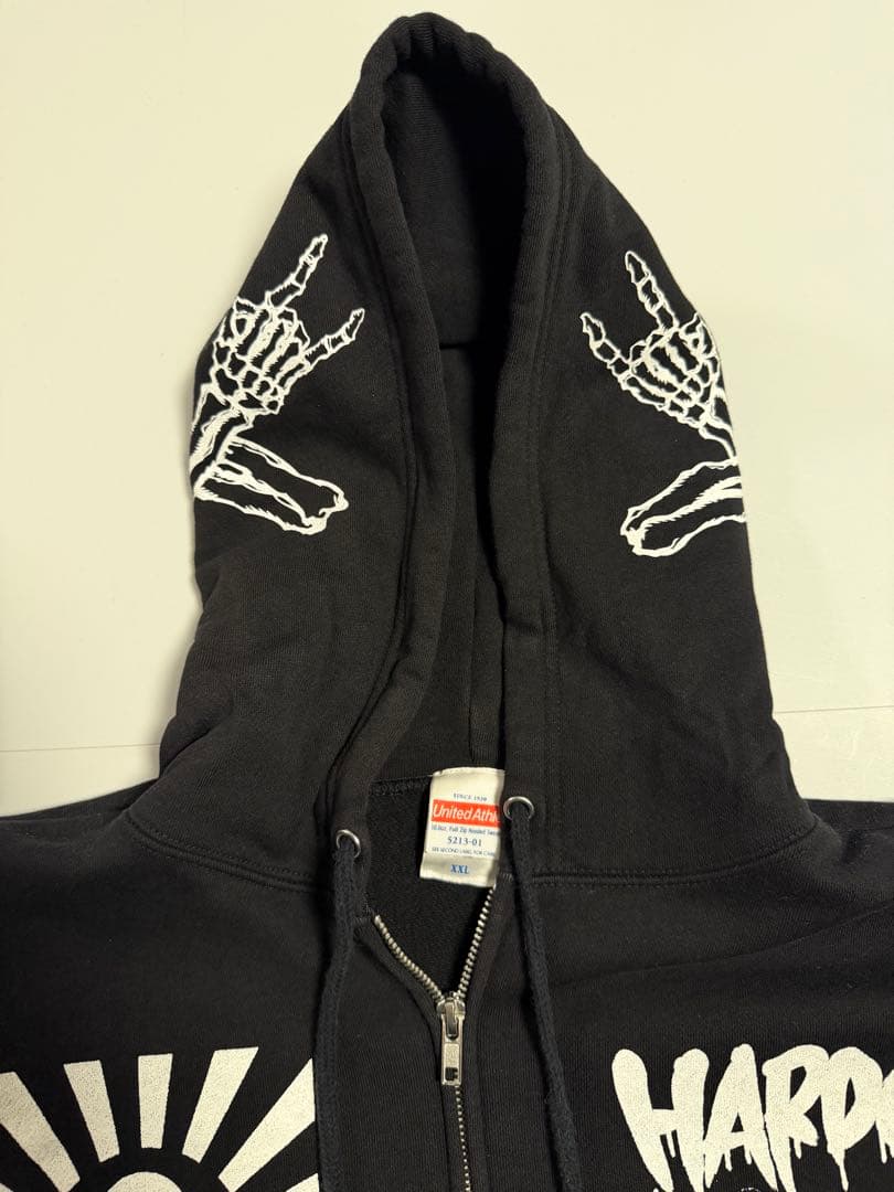 マキシマムザホルモン ハードコアチョコレート ヘドバン大虐殺パーカーXXLサイズ