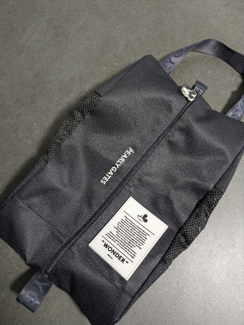 【極美品】パーリーゲイツ ミッキー コラボ シューズケース バック ゴルフ