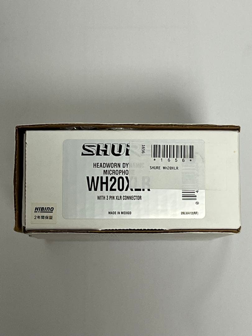 SHURE WH20XLR ヘッドウォーンマイク 未使用