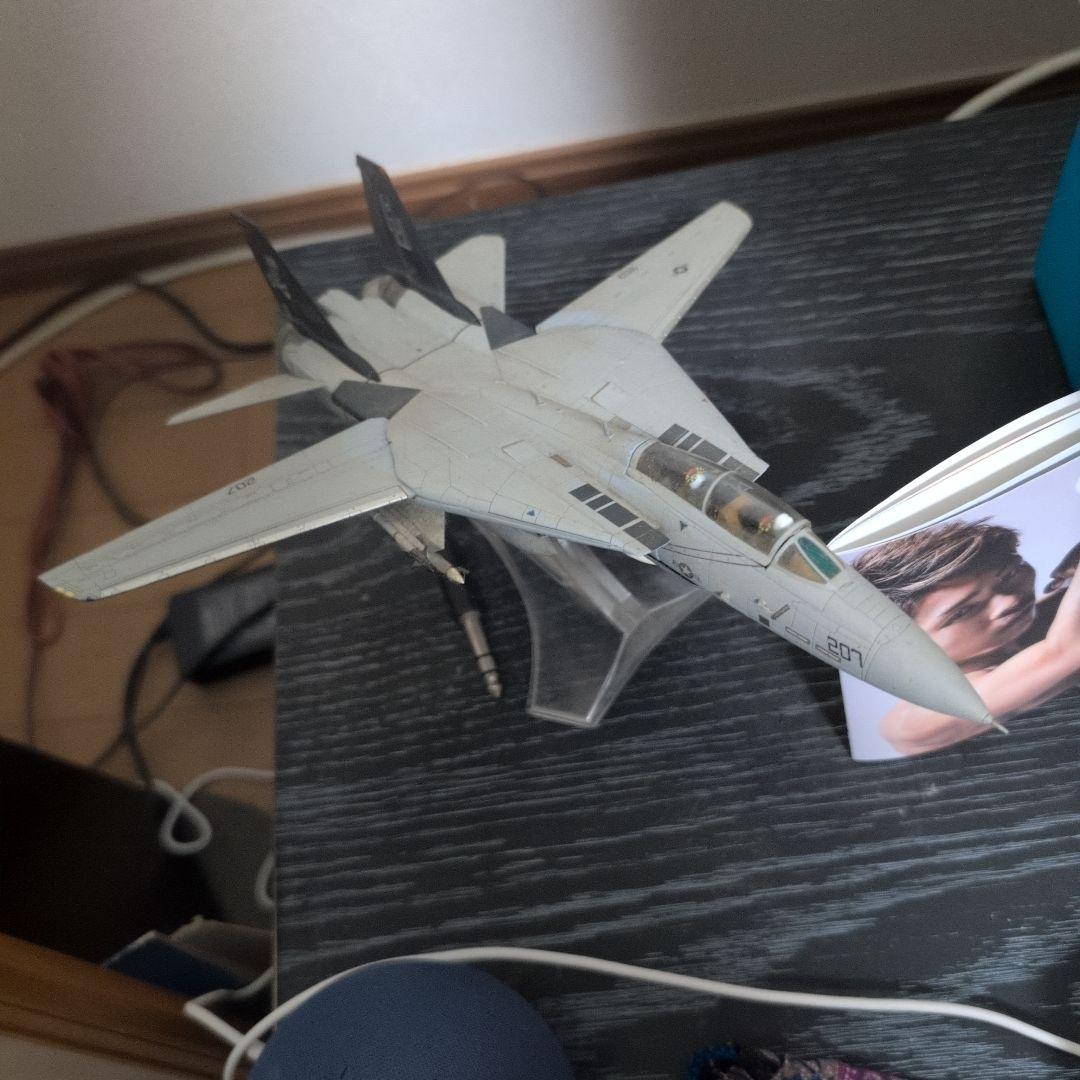 1/72 戦闘機 F-14 TOMCAT モデル グレー ジョリーロジャーズ