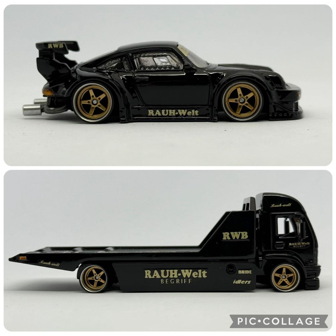 ホットウィール　RWB仕様ポルシェ＆エアロリフト