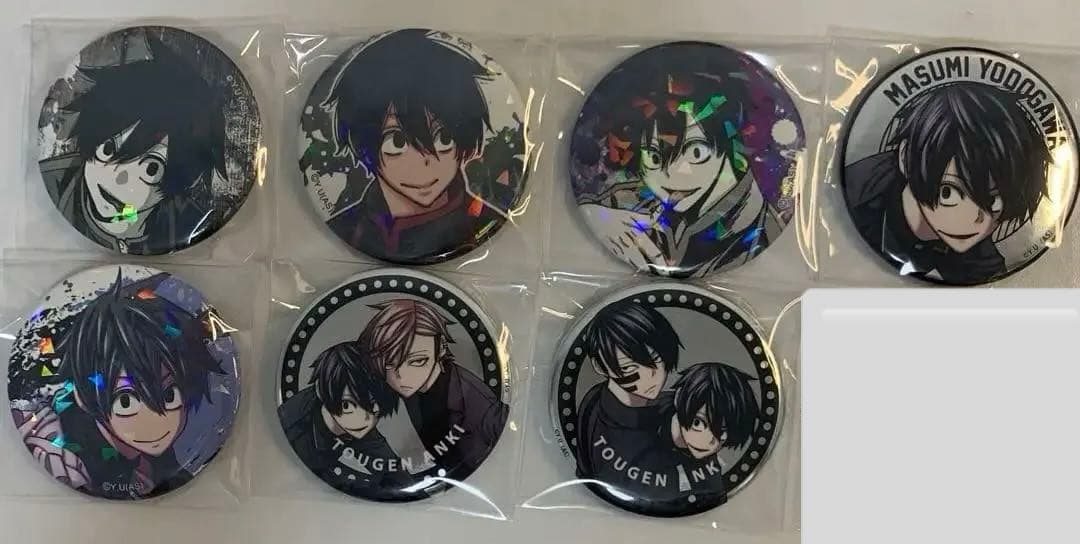 桃源暗鬼 淀川真澄 缶バッジ 7点纏め売り