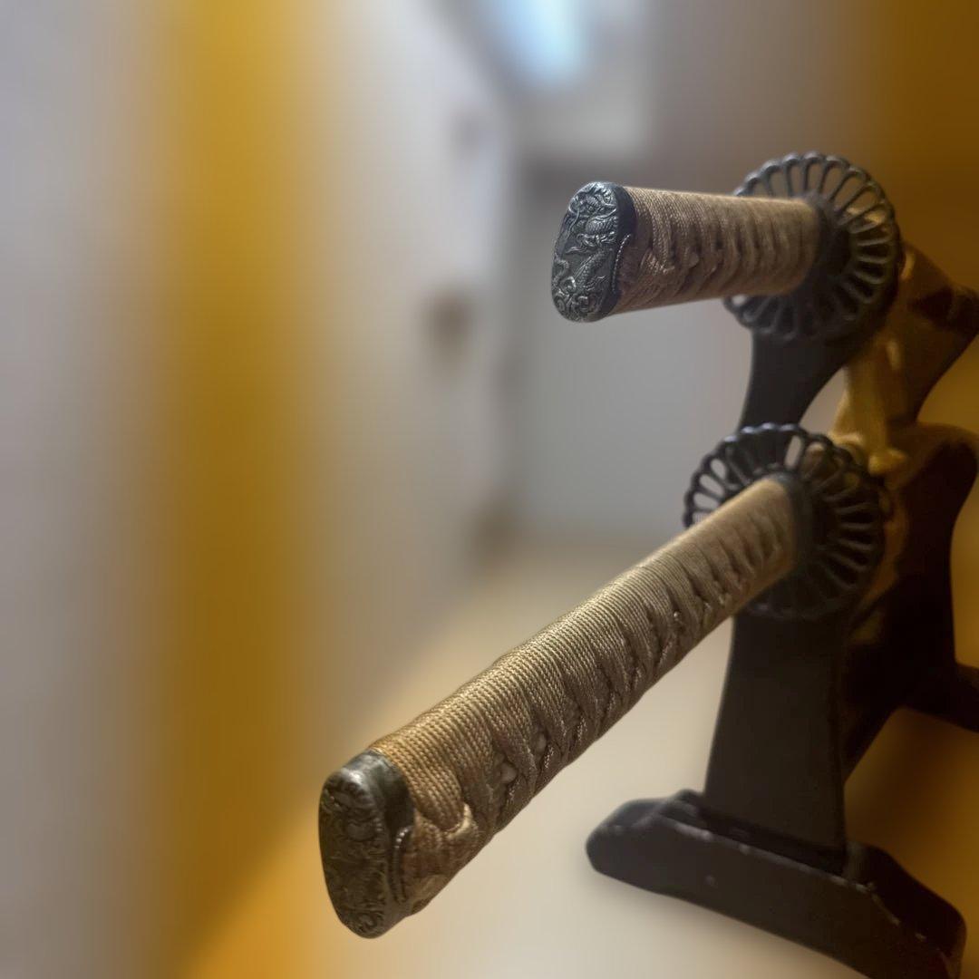 模造刀2本セット　　高岡銅器