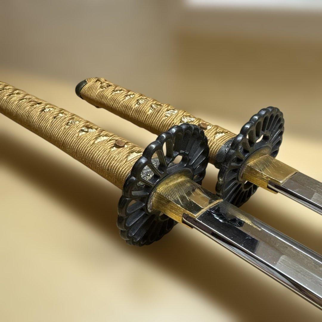 模造刀2本セット　　高岡銅器