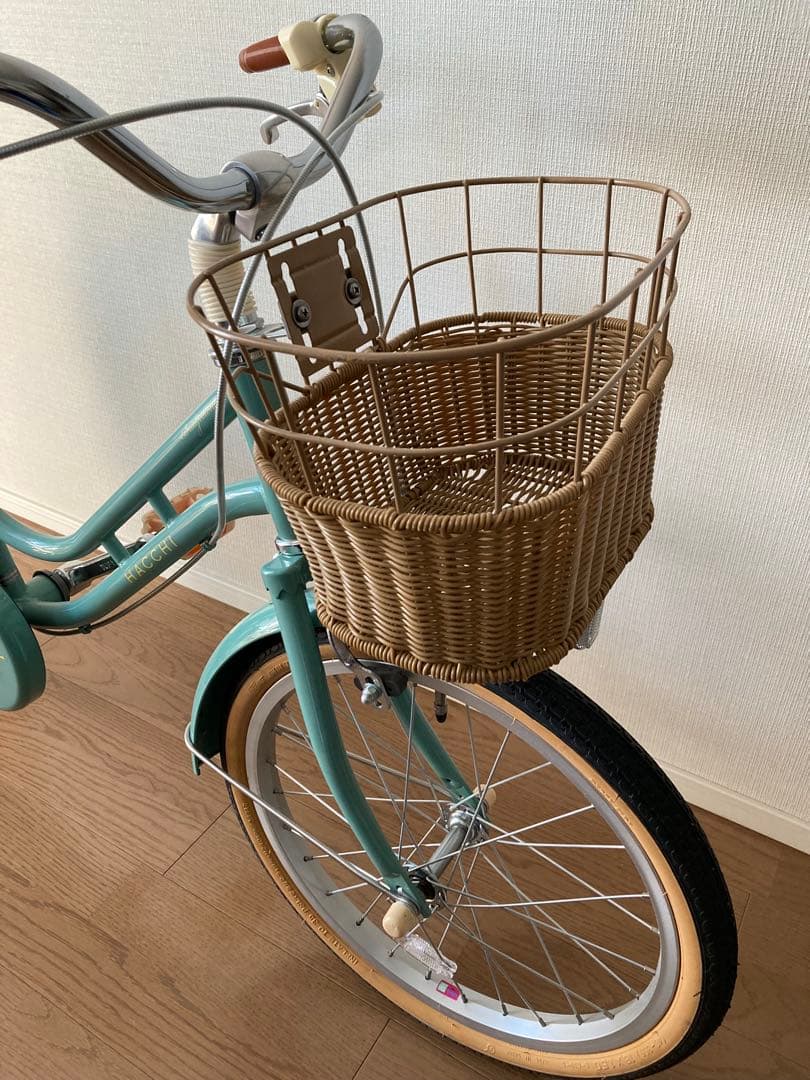 ブリヂストン hacchi 18インチ グリーン ハッチ 子供用自転車 美品