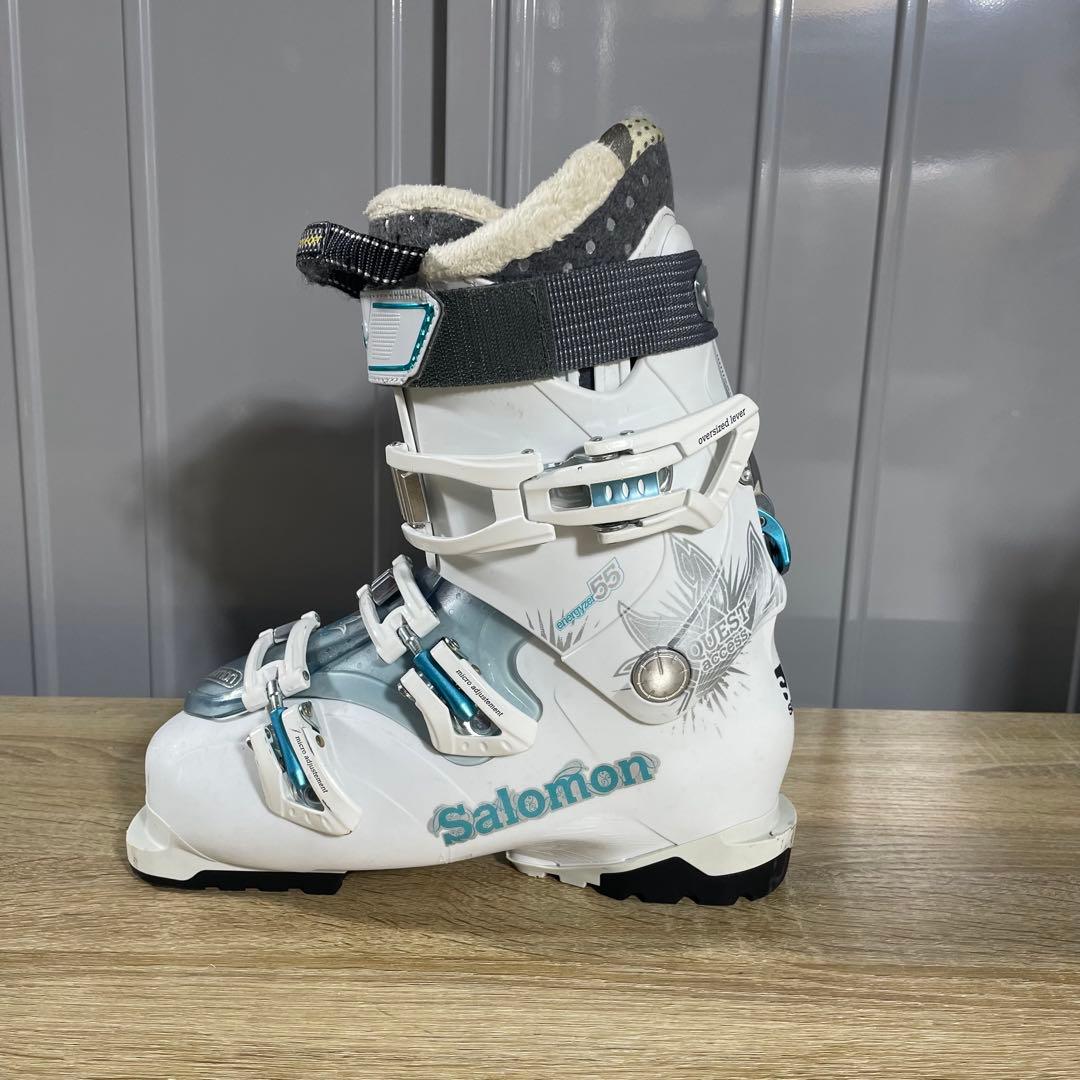 SALOMON159cm 25/25.5cmストック110cmスキーセット