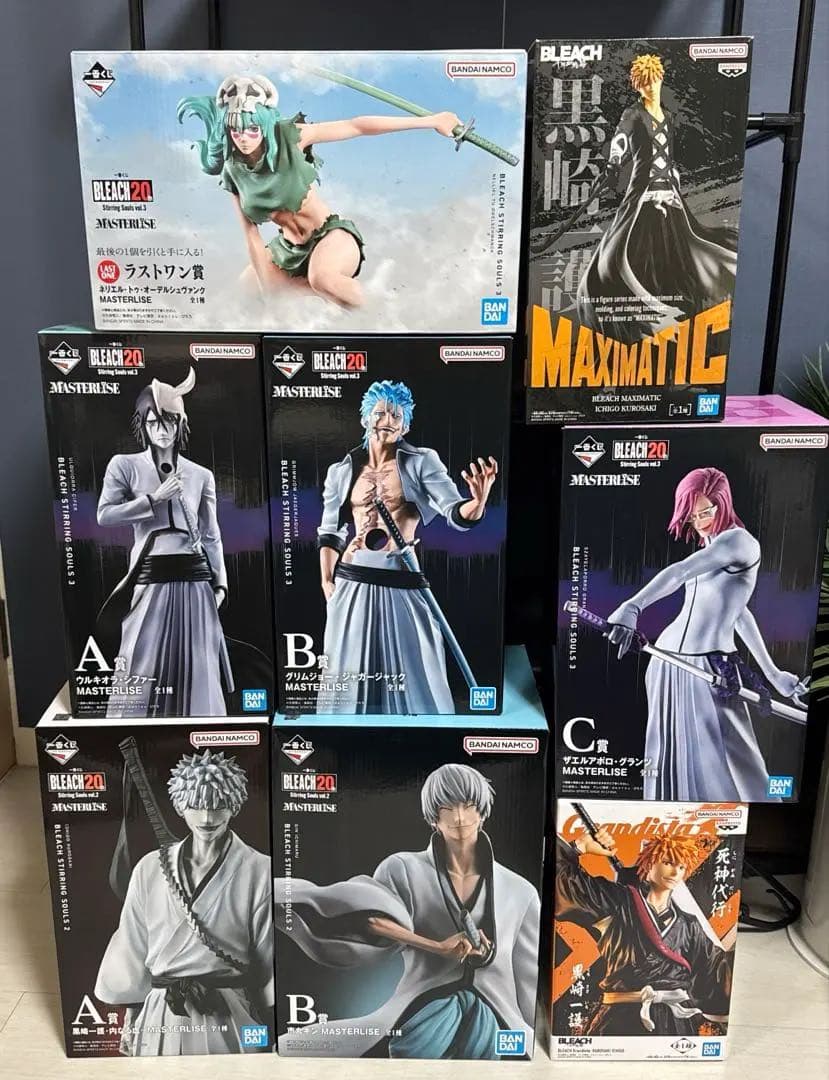 胡桃　BLEACH 一番くじ　グランディスタ　9体セット