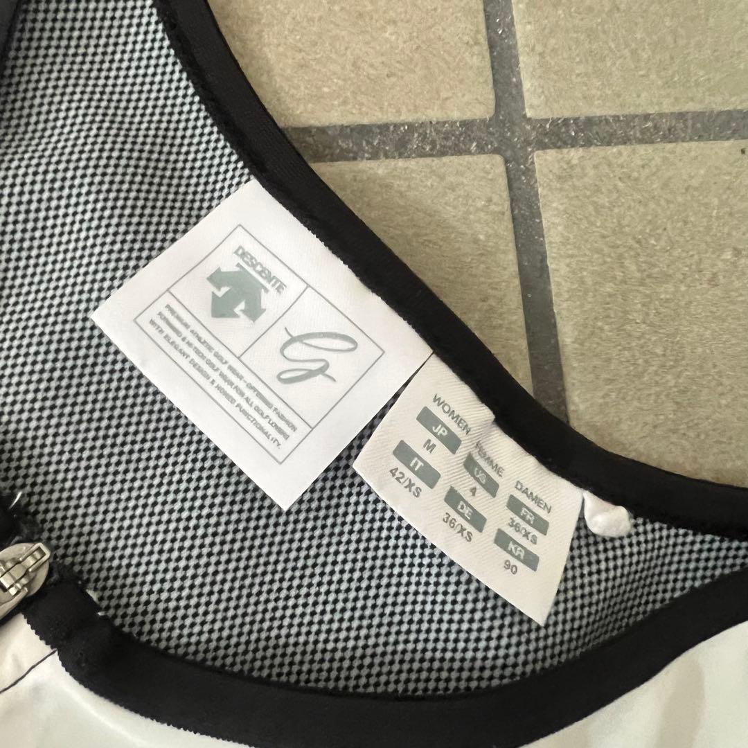 DESCENTE GOLF デサントゴルフ　セットアップ　メッシュ　ロゴ　M