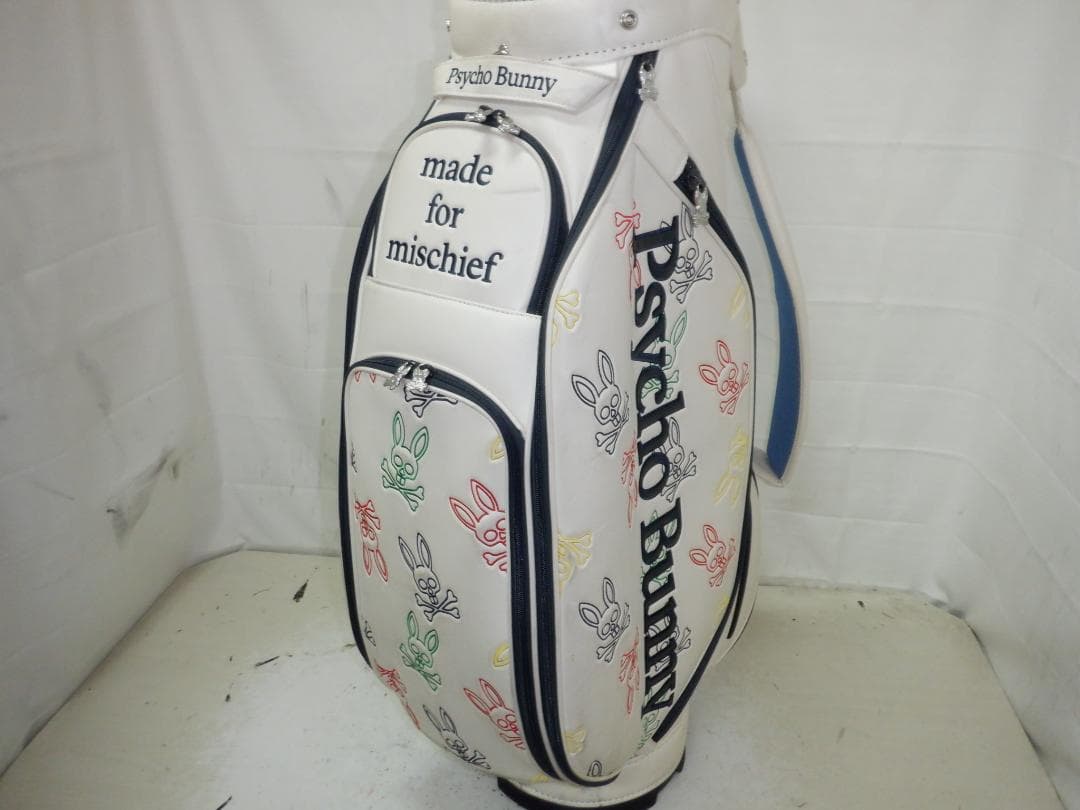 Psycho Bunny★サイコバニー★9.0型★良品★カート(WH×マルチ)