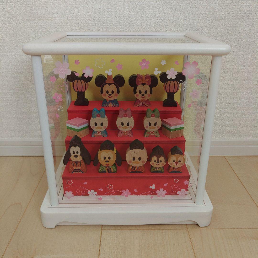 ✨セット売りでお得✨ひな祭り 雛人形 飾り セット✨ディズニー✨ 透明ケース付き