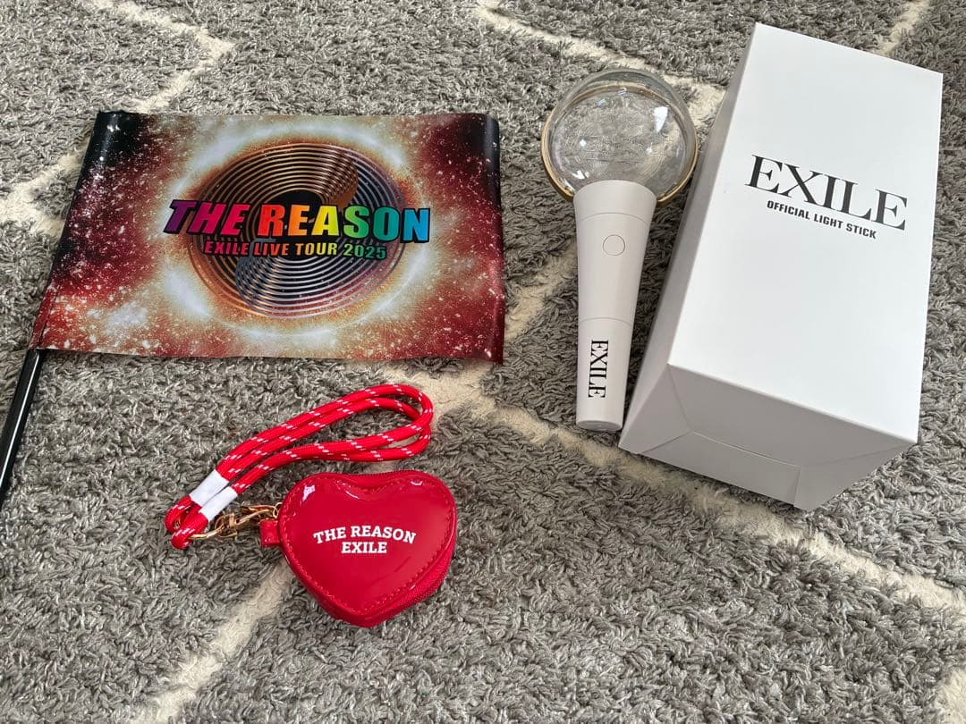 EXILE2025ペンライト、フラッグ、ケース
