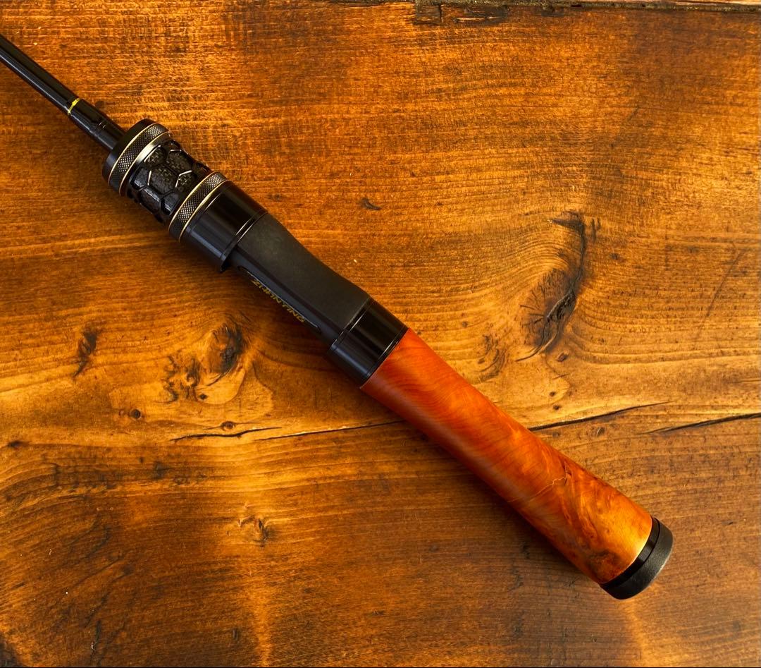 トラウトロッド　S502UL 渓流釣り　スピニングロッド　ウッドグリップ　5ft