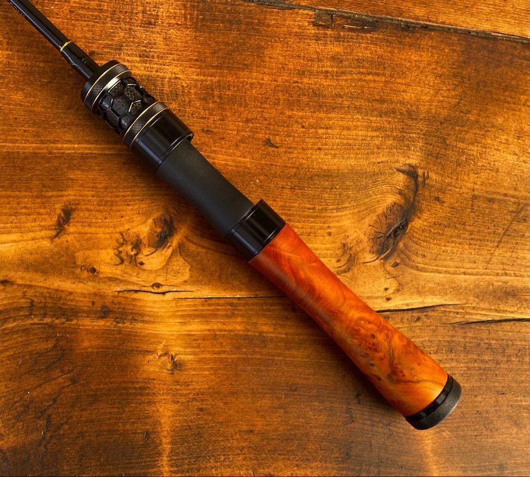 トラウトロッド　S502UL 渓流釣り　スピニングロッド　ウッドグリップ　5ft