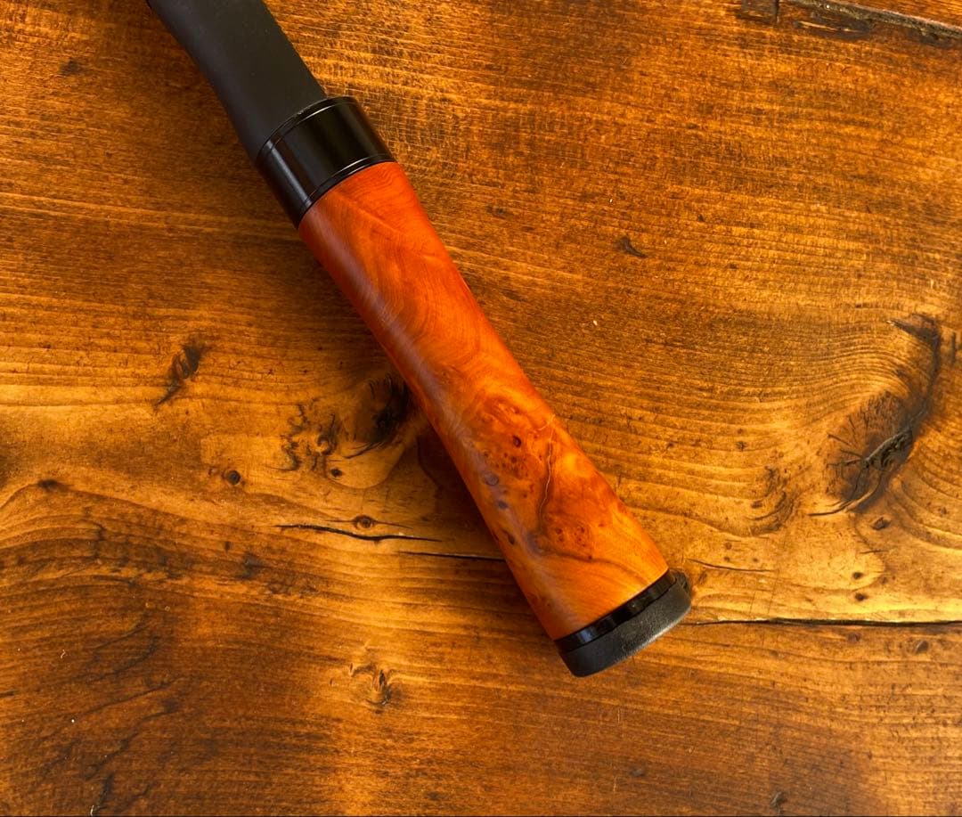 トラウトロッド　S502UL 渓流釣り　スピニングロッド　ウッドグリップ　5ft