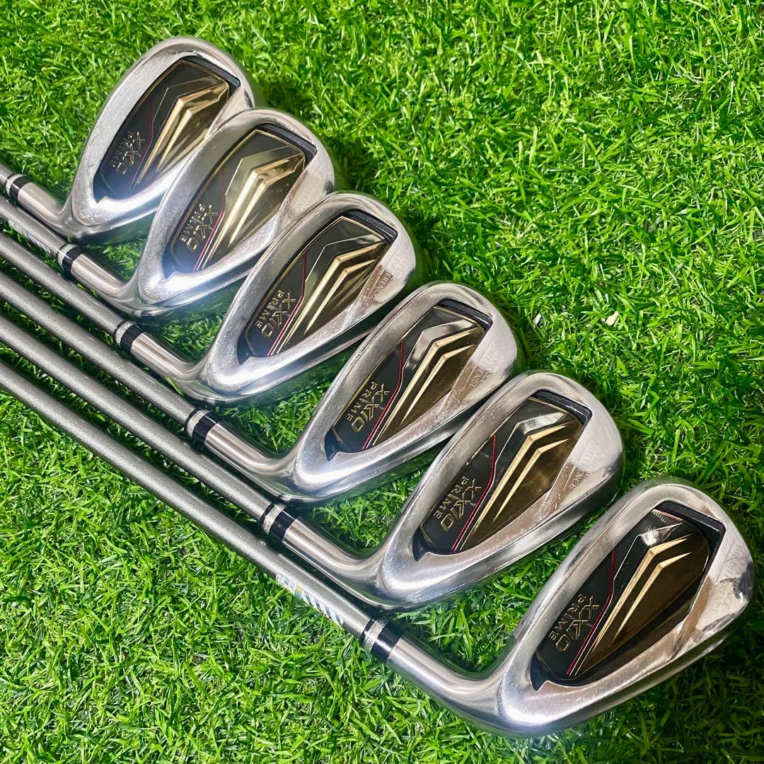 ゼクシオ プライム SP1200 アイアンセット 6本 R 右 クラブ メンズ