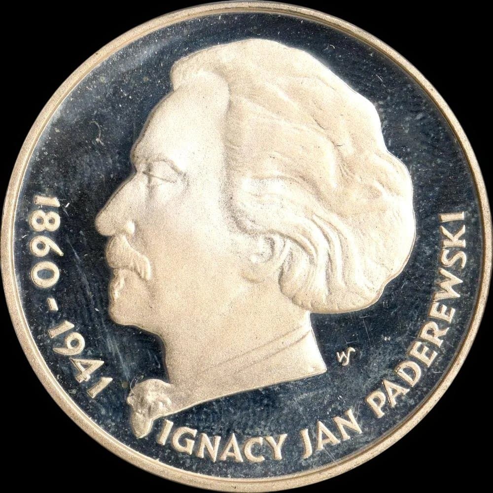 1975年 ポーランド 100ズロチ パデレフスキ