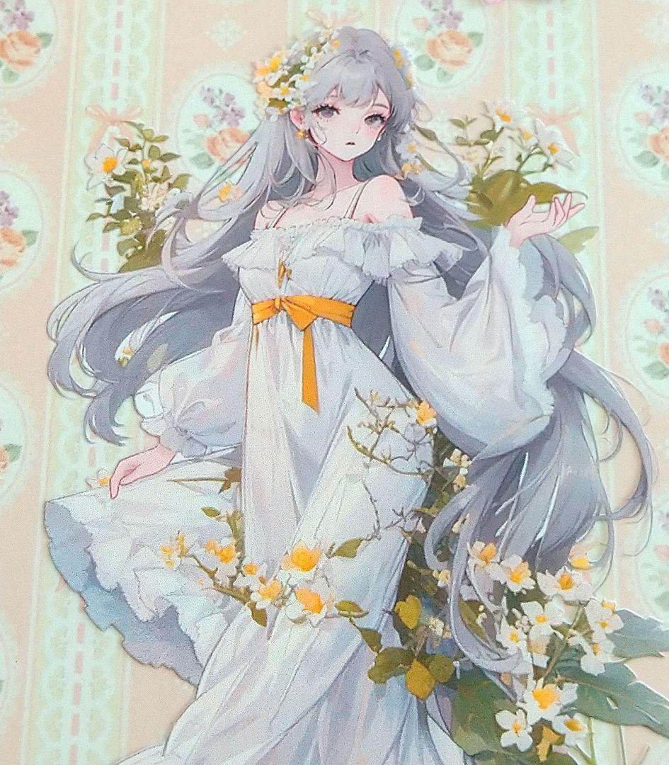 廃盤品✩J851＃花雾花汐(PET)晴惜春切り売り海外人物女の子AIマステ