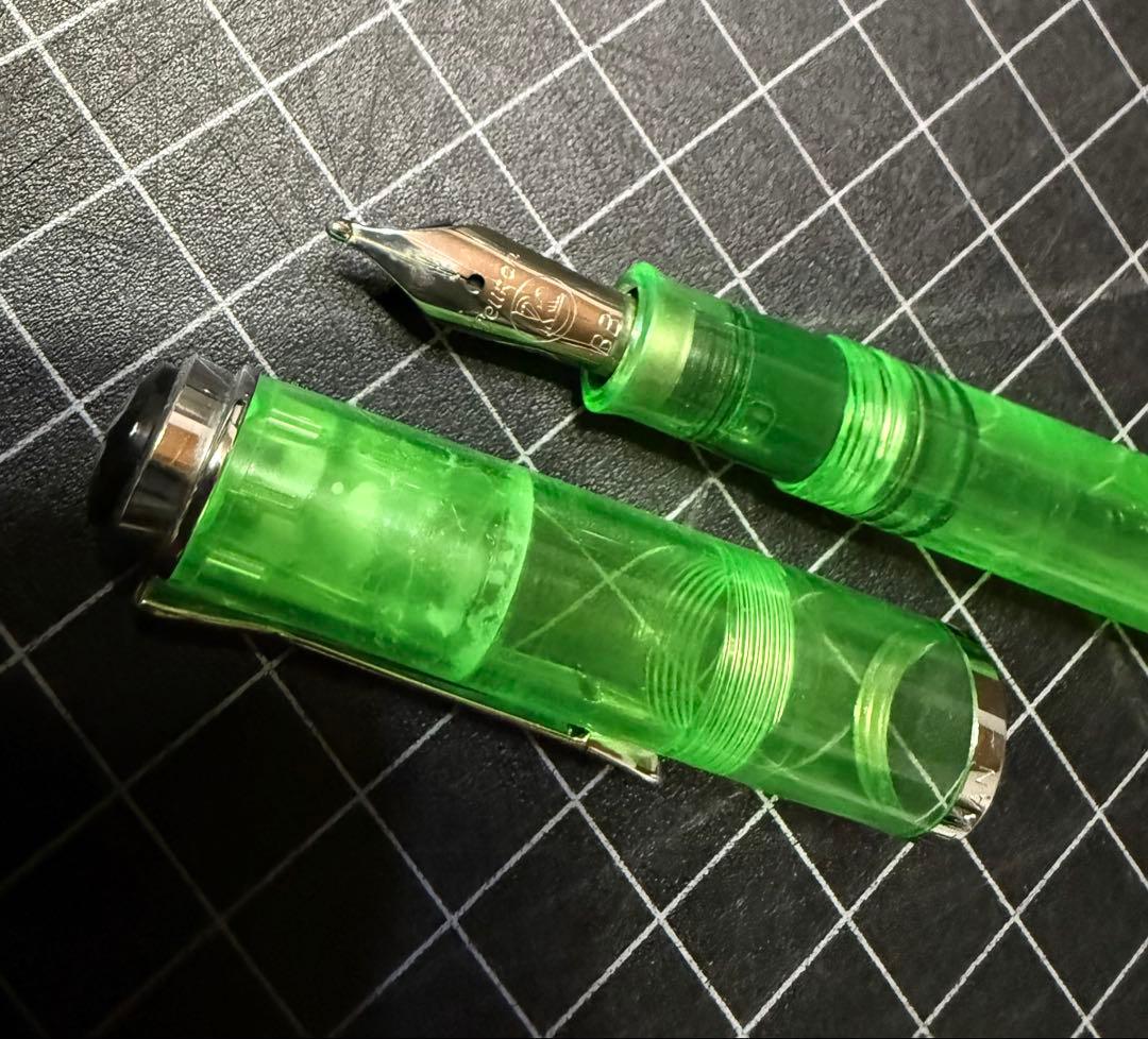 Pelikan ペリカン M205 万年筆 ペン先BB ボトルインクセット