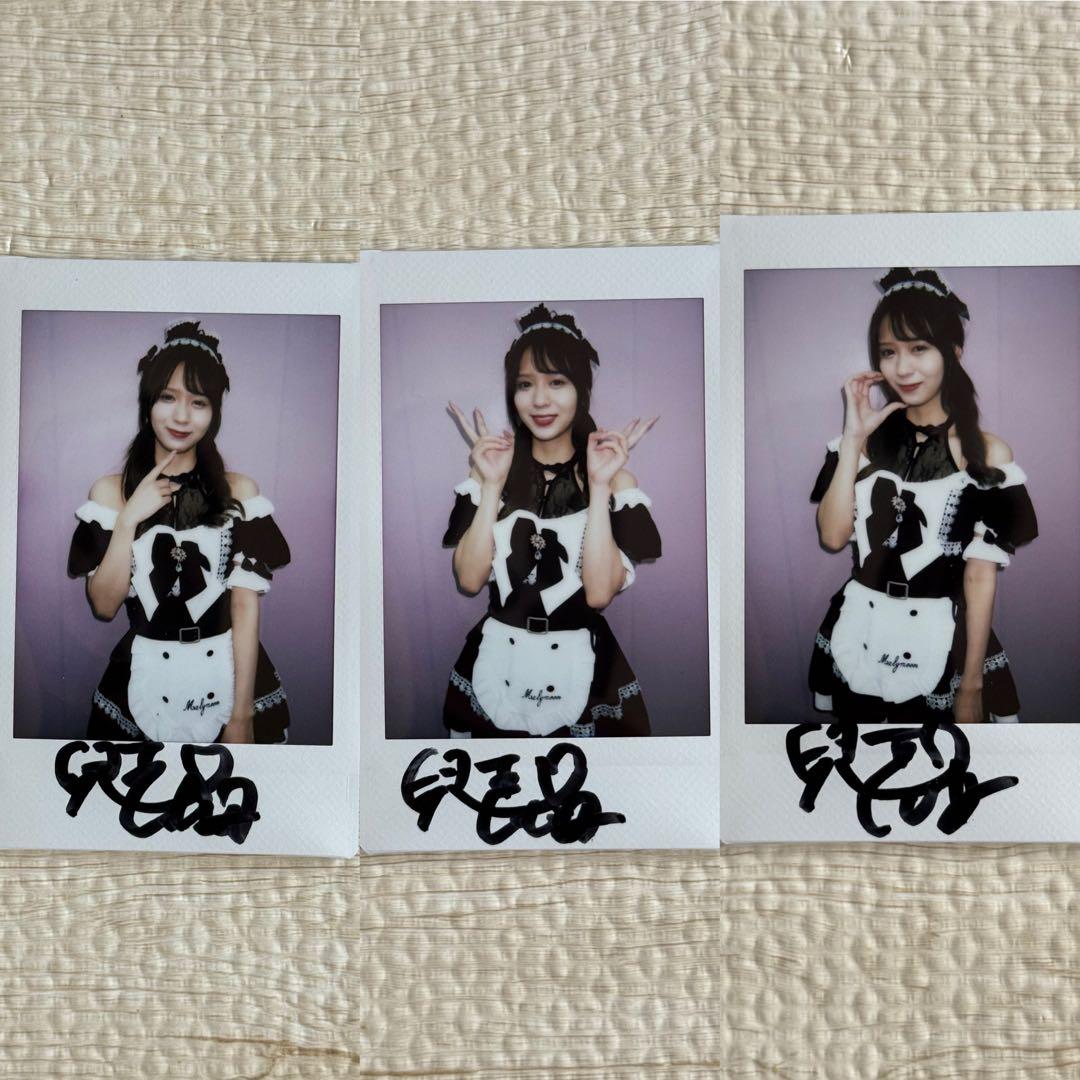 兒玉七海　サイン入りチェキ　サイン入りチェキホルダー　生写真　小倉七海