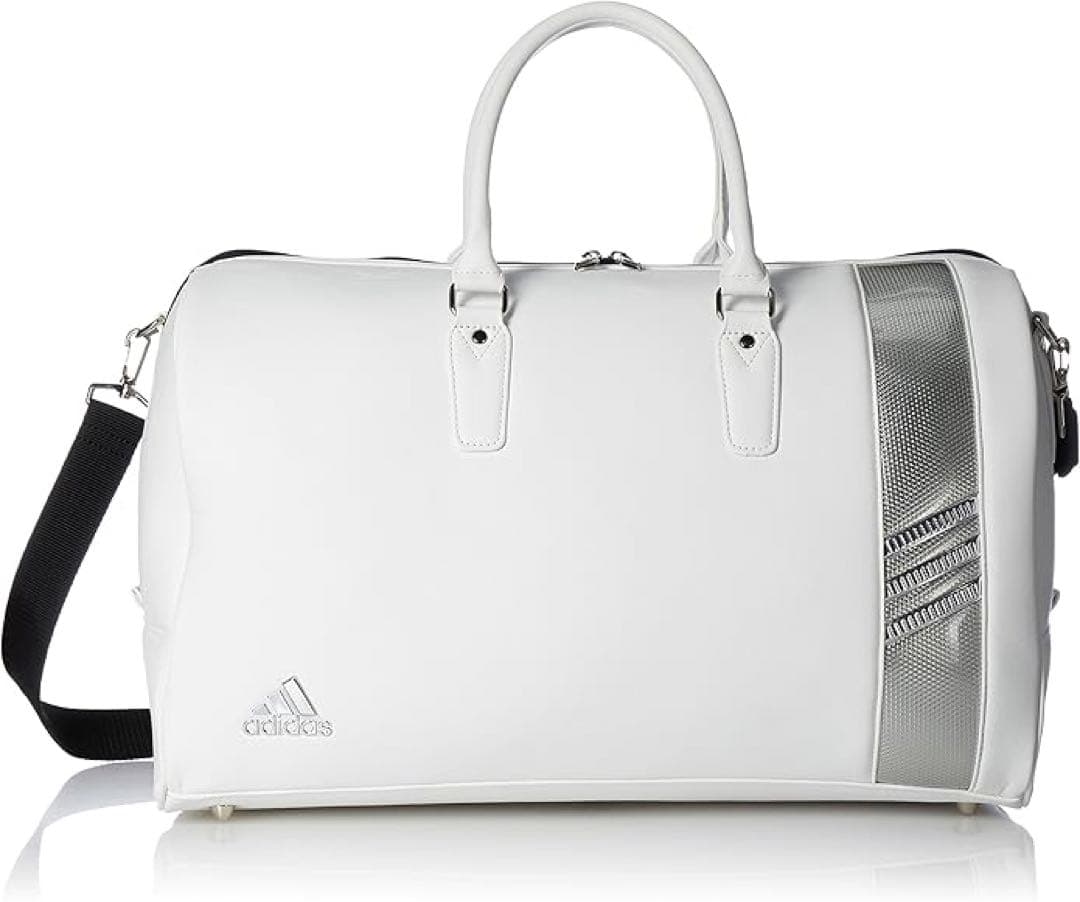 [アディダスゴルフ] ボストンバッグ ホワイト/シルバー