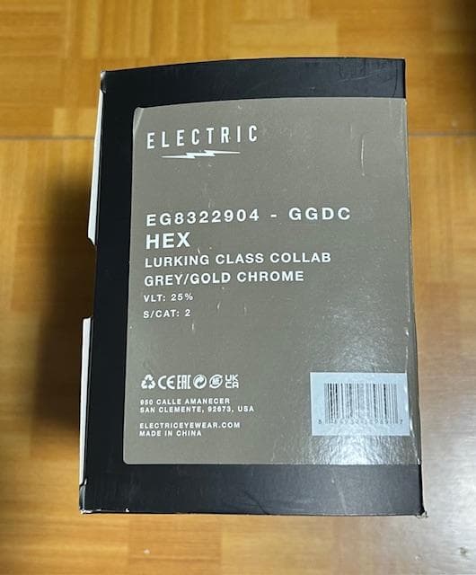 新品ELECTRIC HEX LURKINGコラボグレーゴールドミラー ケース付