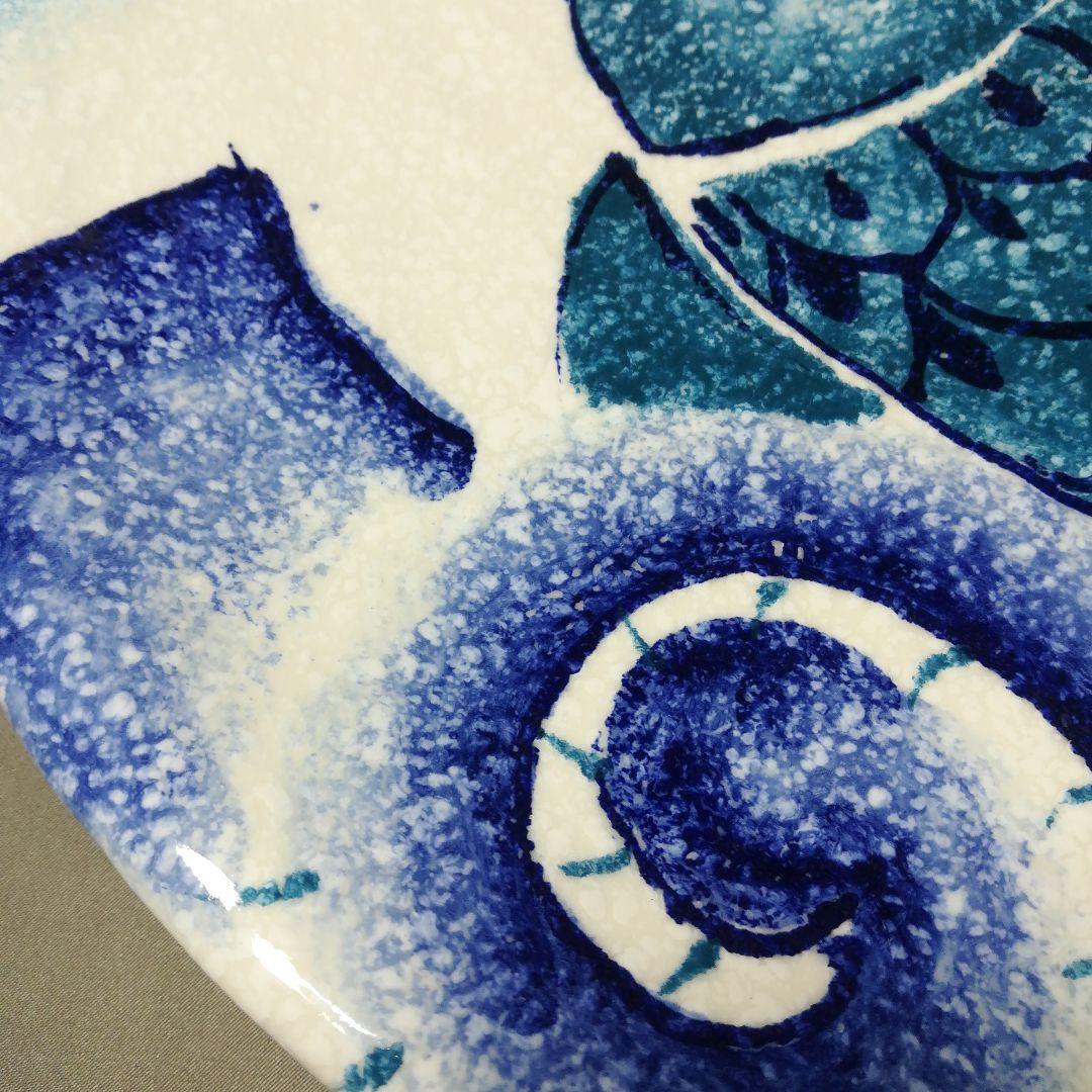 イタリア陶器　モディリアーニ　modigliani　飾り皿　魚　プレート