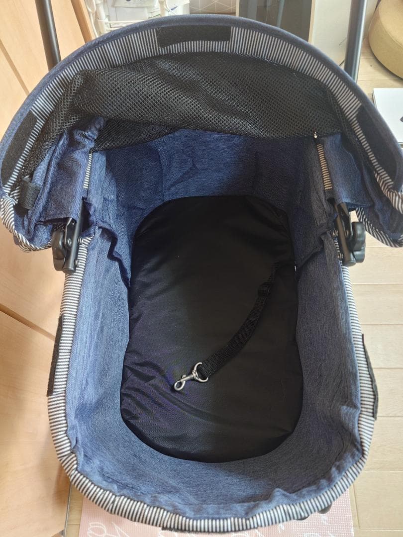 GEX ペットカート　わんわんカート スーパーライト （デニム柄）