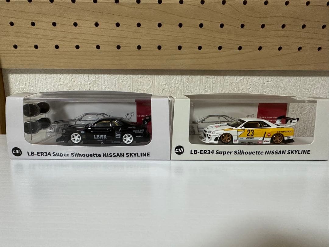 ミニカー LB-ER34 Super Silhouette NISSAN SKYLINE