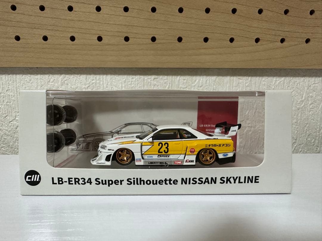 ミニカー LB-ER34 Super Silhouette NISSAN SKYLINE