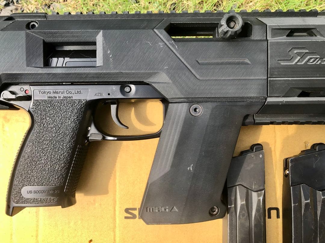 東京マルイ　固定ガスガン　ソーコムmk23 SRU外装コンバージョンキット組込