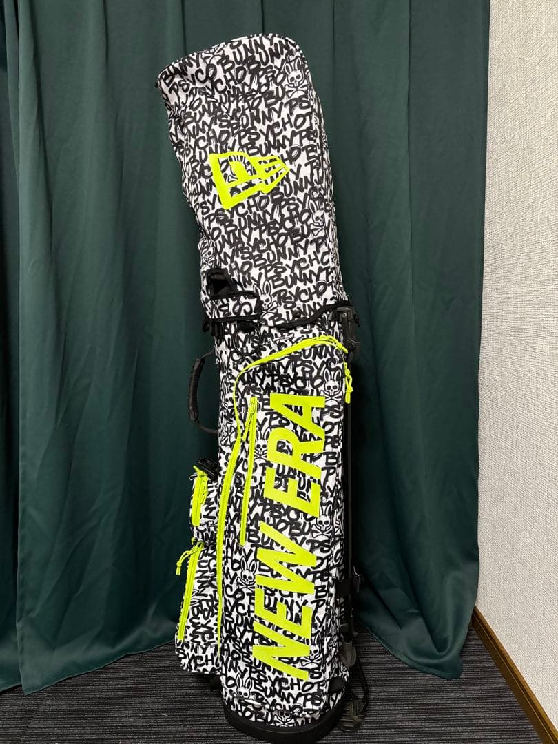 美品　ニューエラ×サイコバニーコラボキャディバッグ