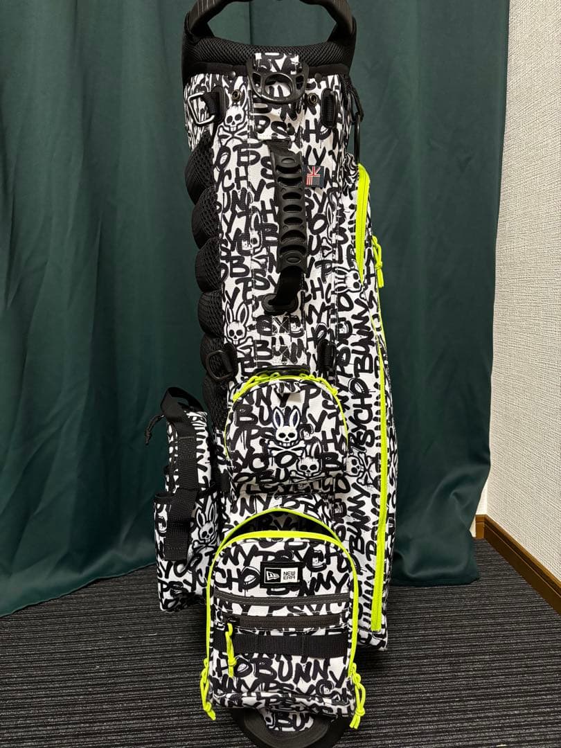 美品　ニューエラ×サイコバニーコラボキャディバッグ