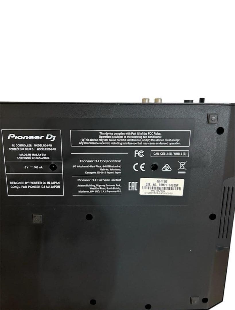 Pioneer DJ DDJ-RB コントローラー　パイオニア