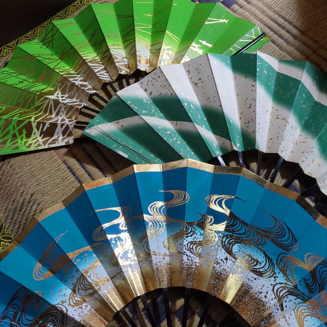 舞扇子　日本舞踊　和装　９本