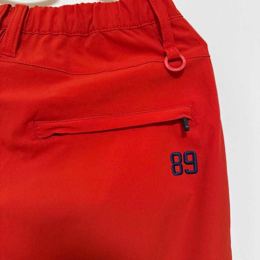 PEARLY GATES ゴルフウェア ズボン 赤 長ズボン
