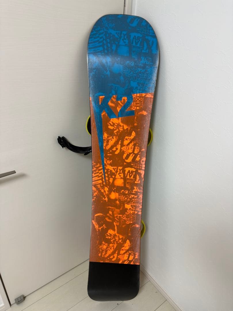 K2 157cm スノーボード FLUXビンディング ボードカバー付