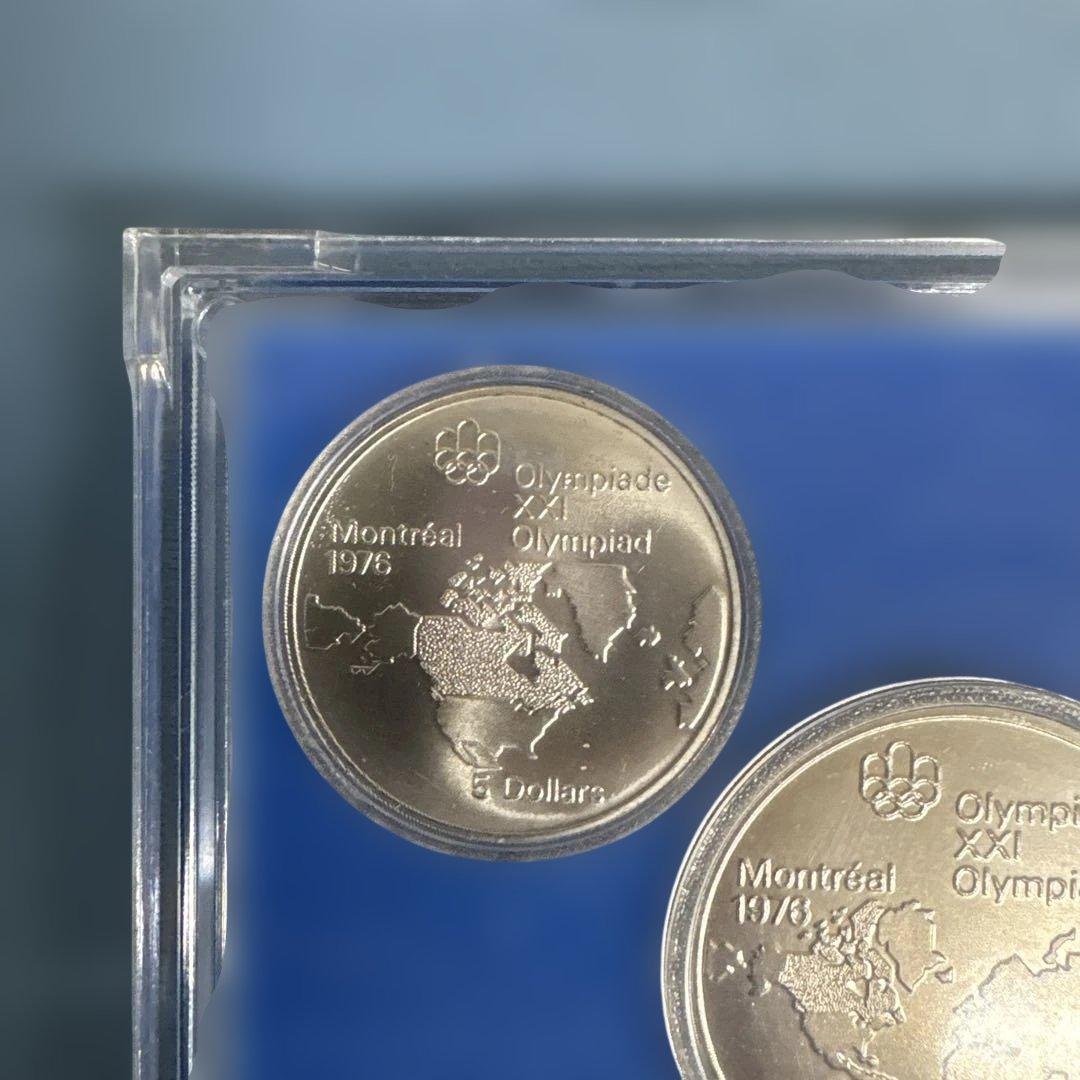 第２１回オリンピックモントリオール大会記念銀貨セット